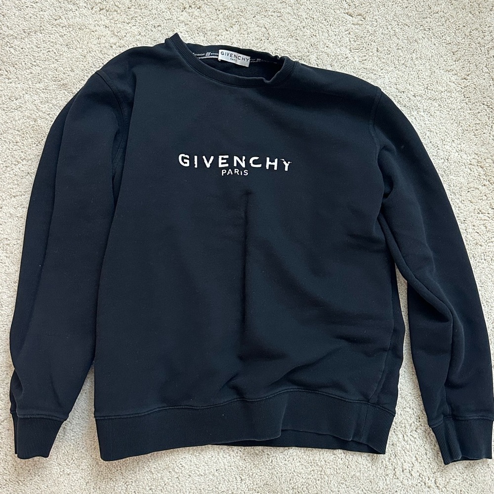 Givenchy Men's Crewneck Sweater in Black